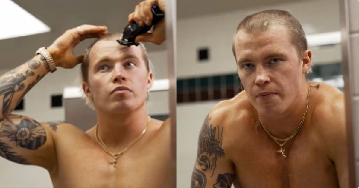Kyle Fletcher shaves his head on Dynamite [Source: AEW on X]