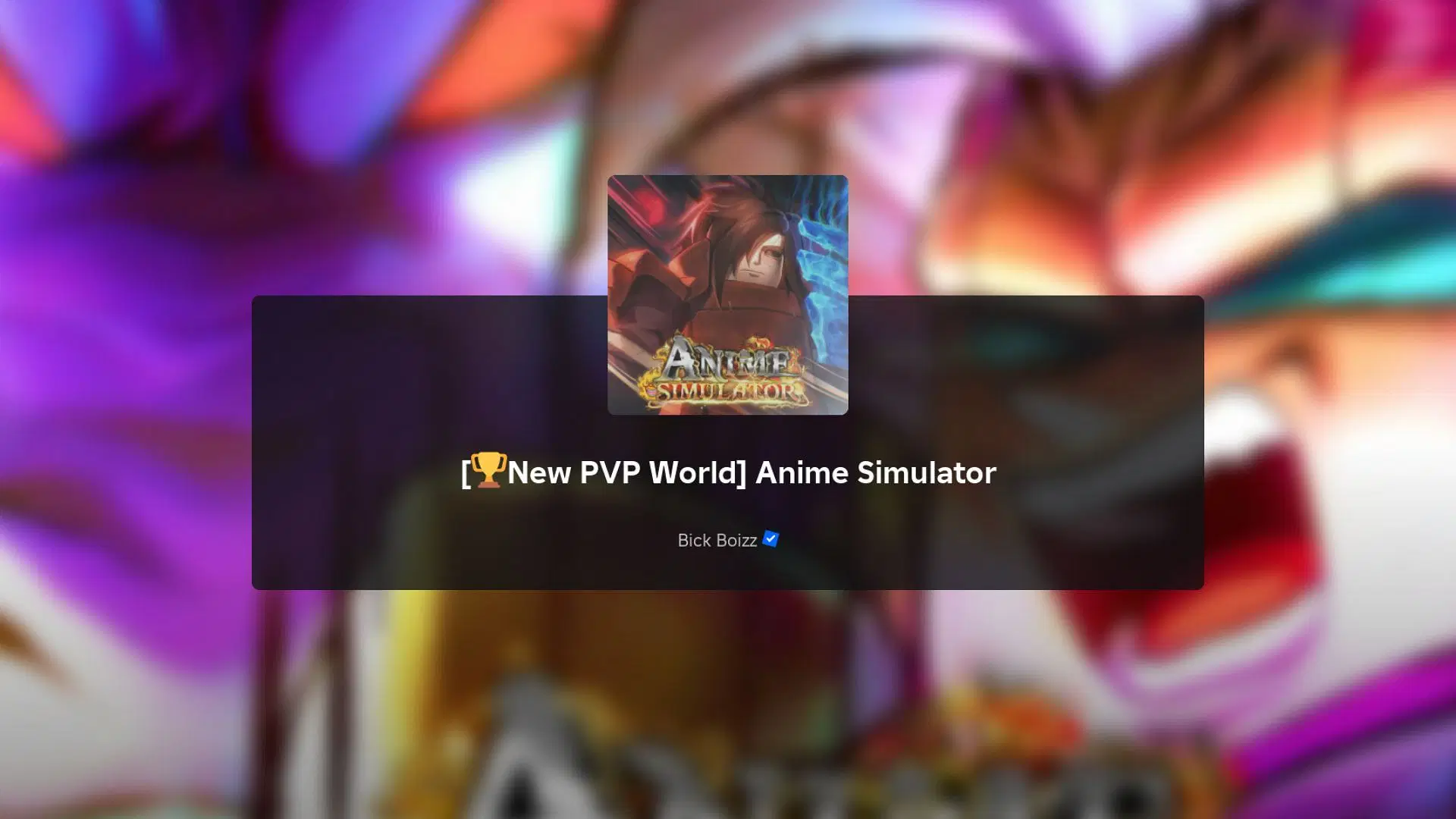 Anime Simulator