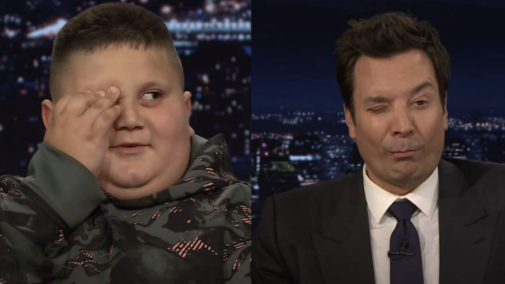 Jimmy Fallon and Christian Joseph (Image via Youtube / The Tonight Show Starring Jimmy Fallon)