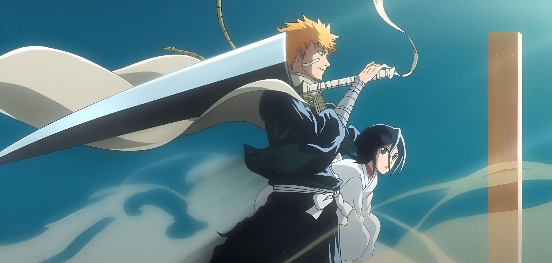 Ichigo and Rukia, as seen in the 20th Anniversary video of Bleach (Image via Pierrot Films)