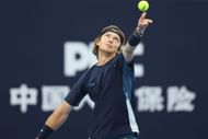 Andrey Rublev in action at the 2024 China Open (Picture: Getty)