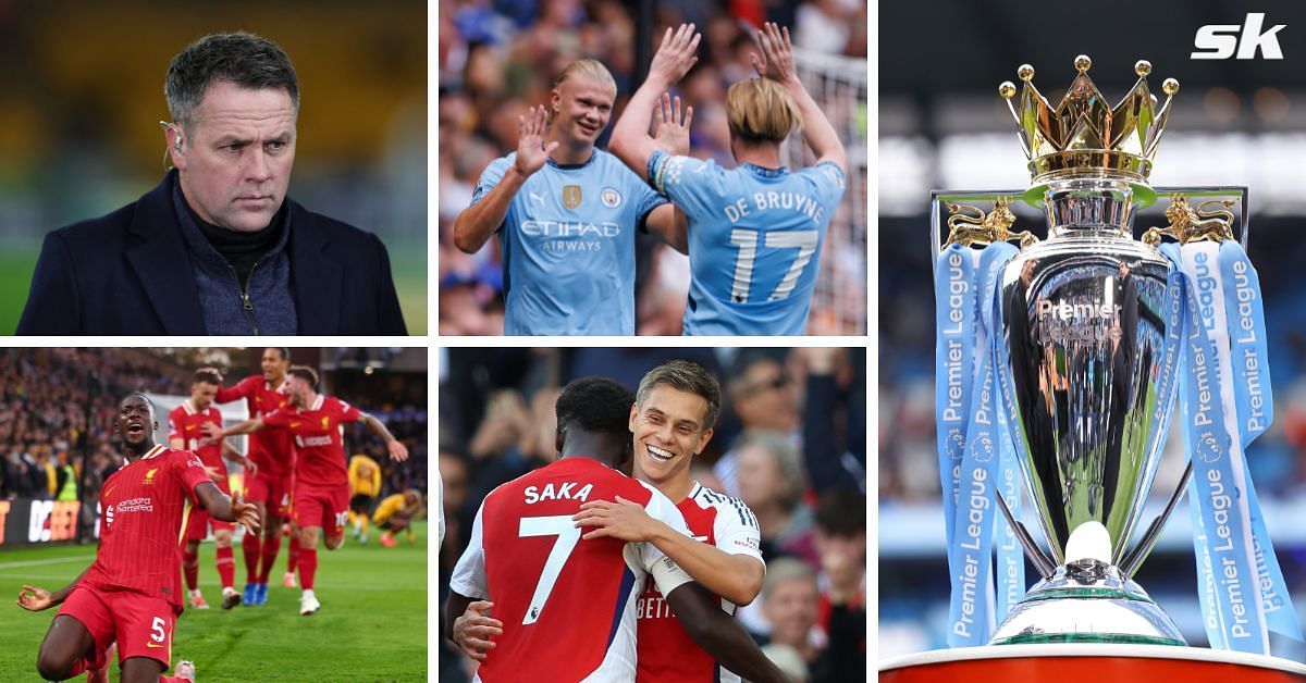 Michael Owen chooses PL title winners among Arsenal, Liverpool, and City