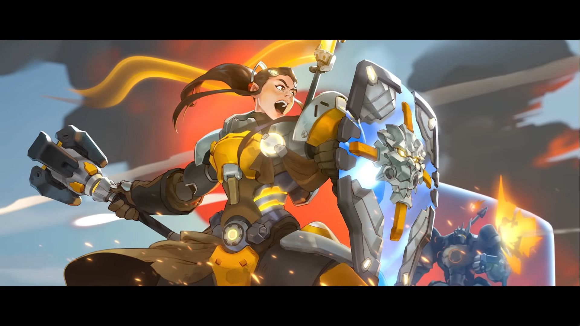 Brigitte is Reinhardt&#039;s goddaughter (Image via Blizzard)