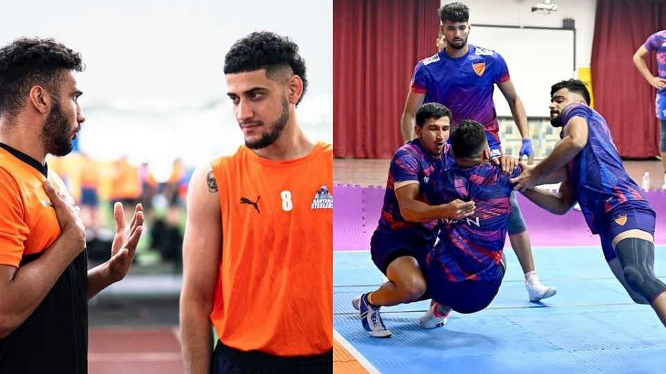 Haryana Steelers &amp; Dabang Delhi KC (Image: Instagram/haryanasteelers/dabangdelhikc)