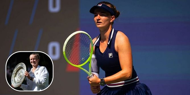 "I won 7 matches" - Barbora Krejcikova hits back at fan questioning her Wimbledon triumph after shock Wuhan Open exit