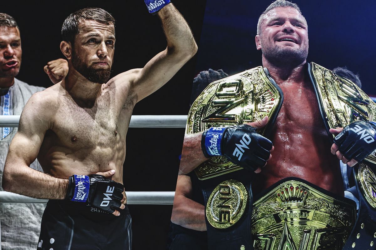 Mansur Malachiev grateful for support of Anatoly Malykhin at ONE Fight Night 25. -- Photo by ONE Championship