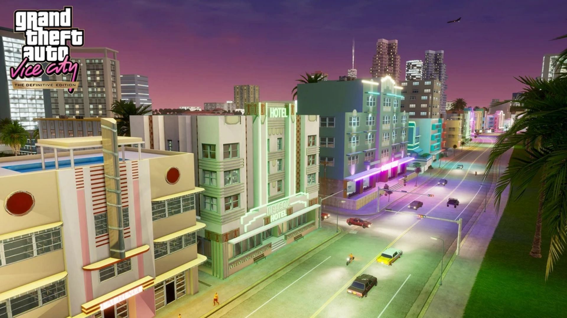 Definitive Edition is the remastered version of Grand Theft Auto Vice City. (Image via Rockstar Games)