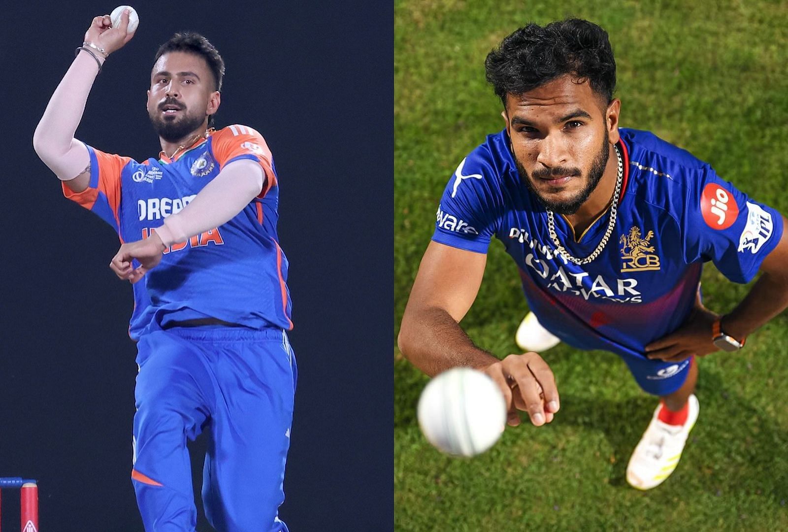 Ramandeep Singh (L) and Vijaykumar Vyshak (R). (_ramandeep.singh_/vyshak_vijay)