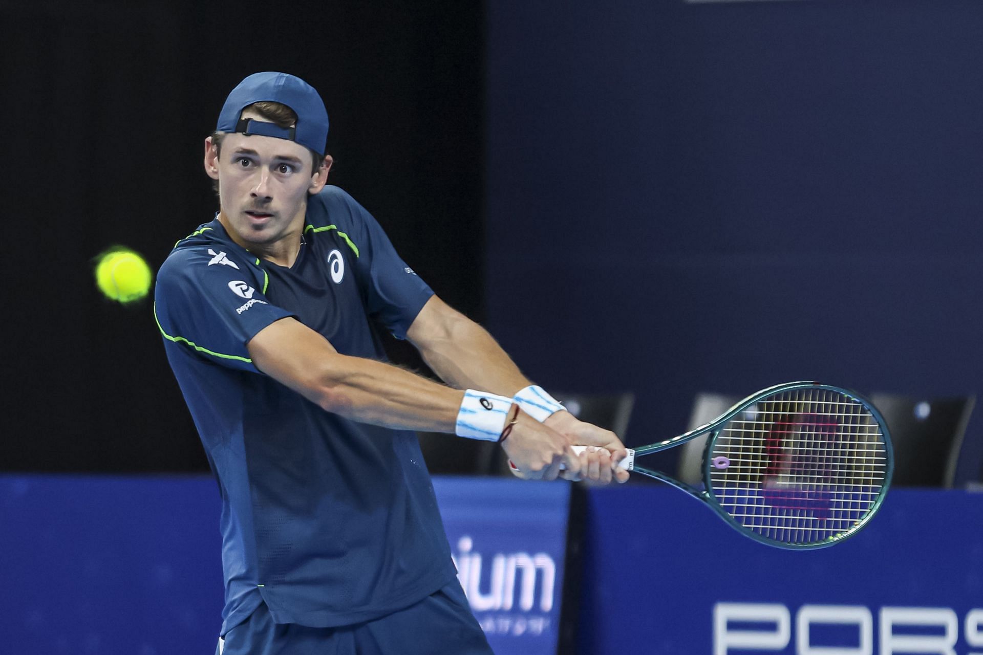 Alex de Minaur in action at the 2024 European Open (Picture: Getty)