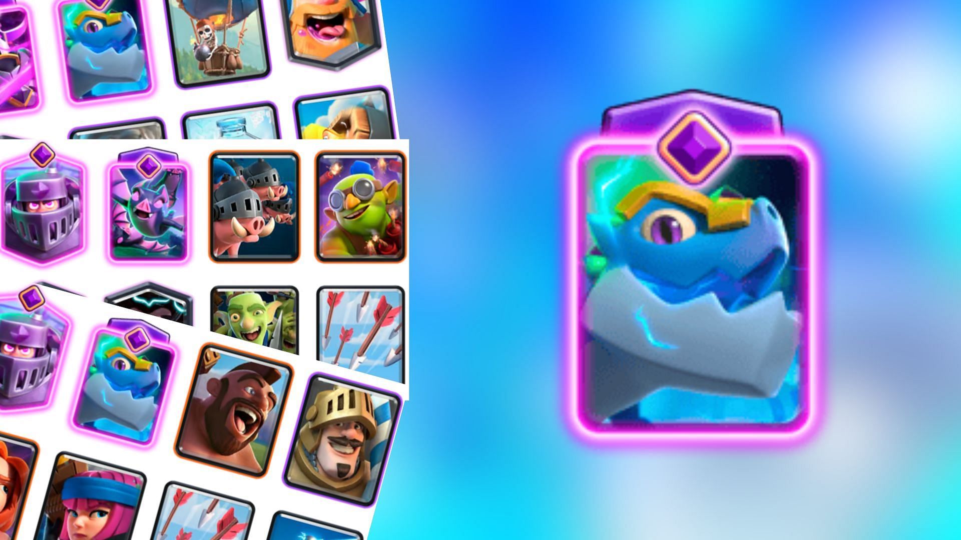 Best Electro Dragon Evolution decks in Clash Royale (Image via SuperCell)