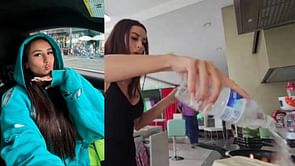 "She did it on purpose": Fans react to viral clip of Sam Frank setting egg carton on fire