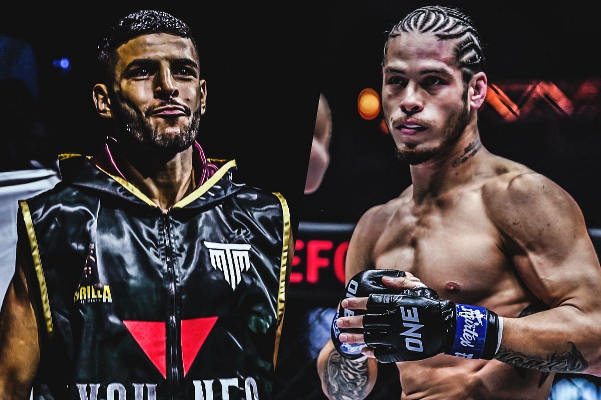 Mohamed Younes Rabah (left) and Eddie Abasolo (right). [Photos from ONE Championship]