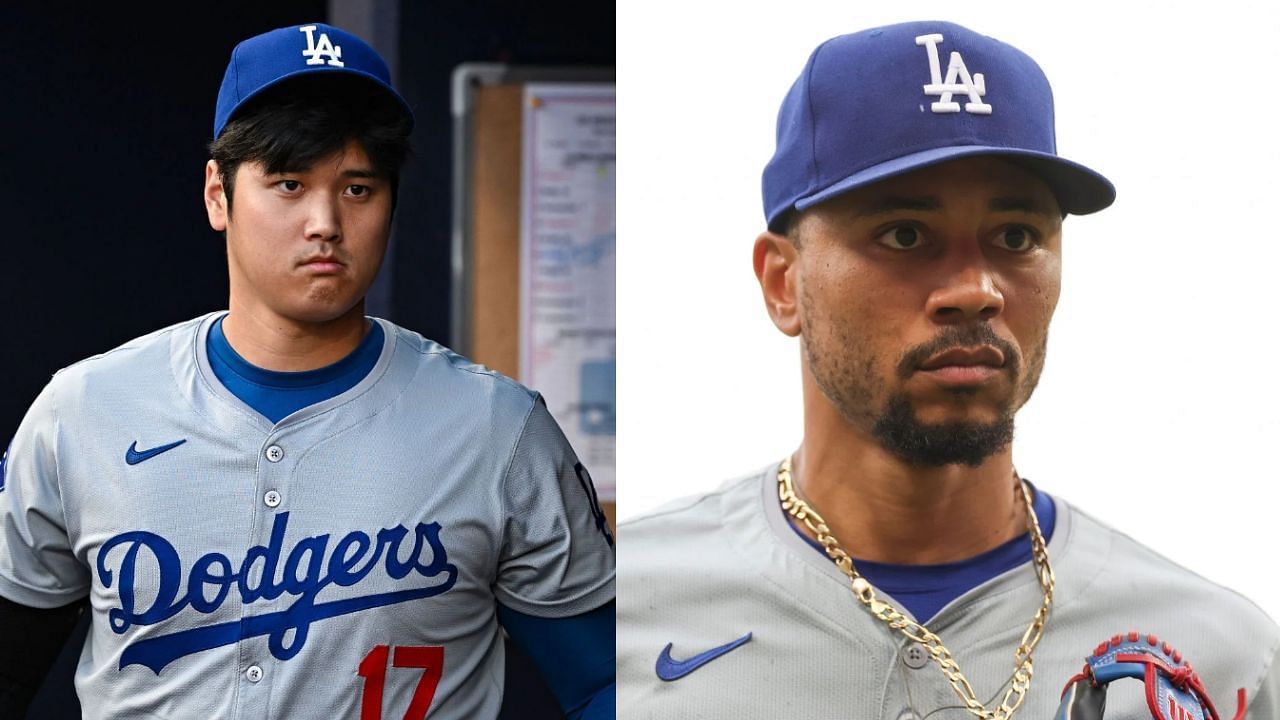 Shohei Ohtani (L) and Mookie Betts (R) (Images from - Getty)