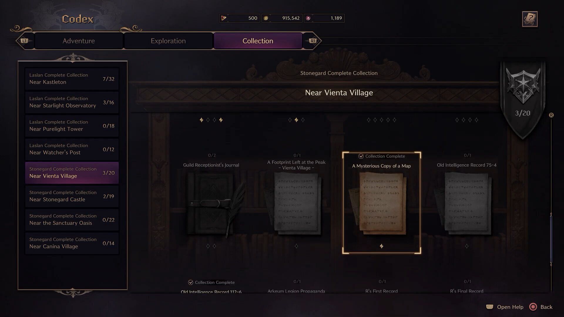 A Mysterious Copy of a Map in Collection (Image via NCSoft)