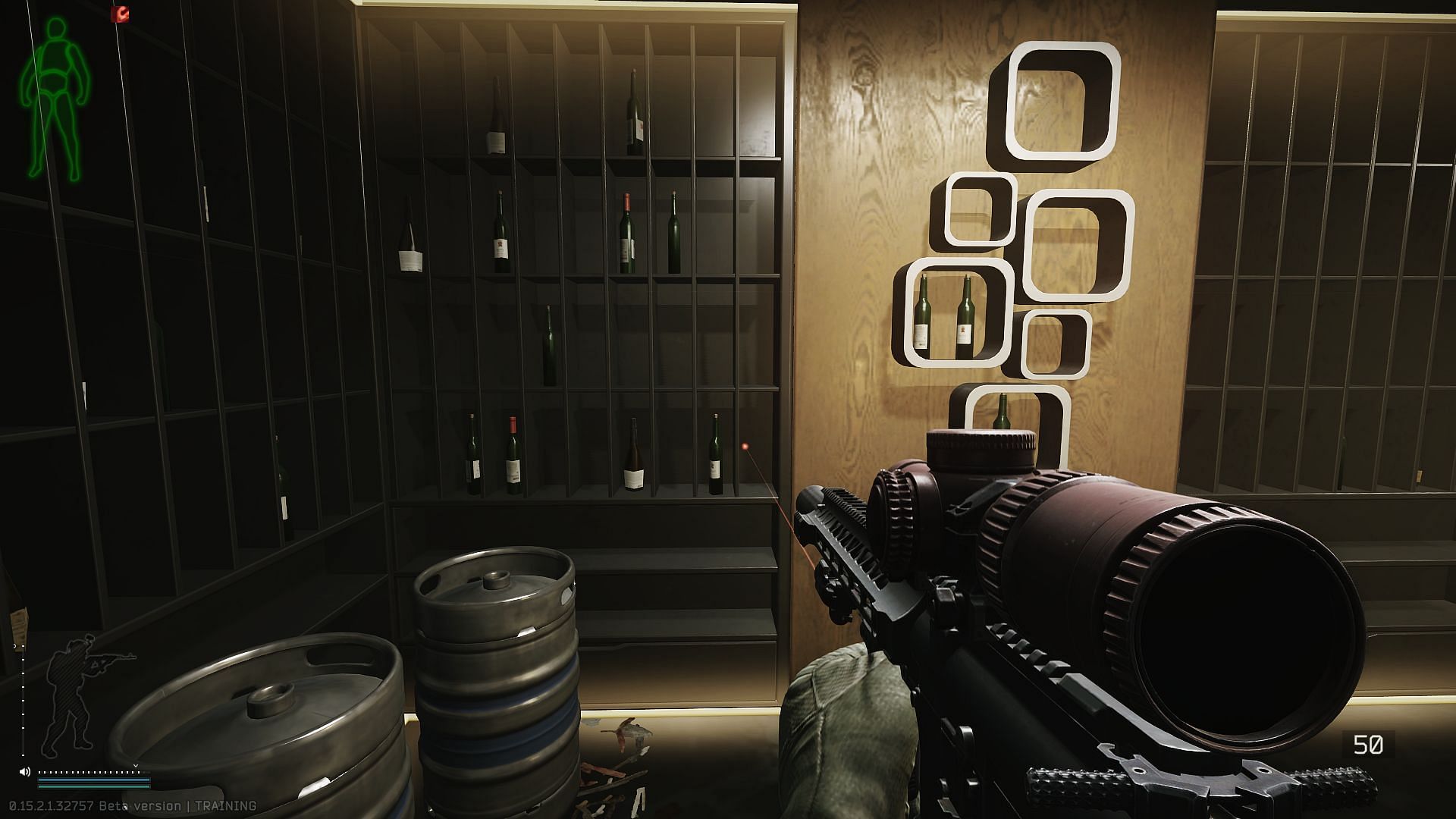 The wine bottle spawns at the bottom of the shelf (Image via Battlestate Games)