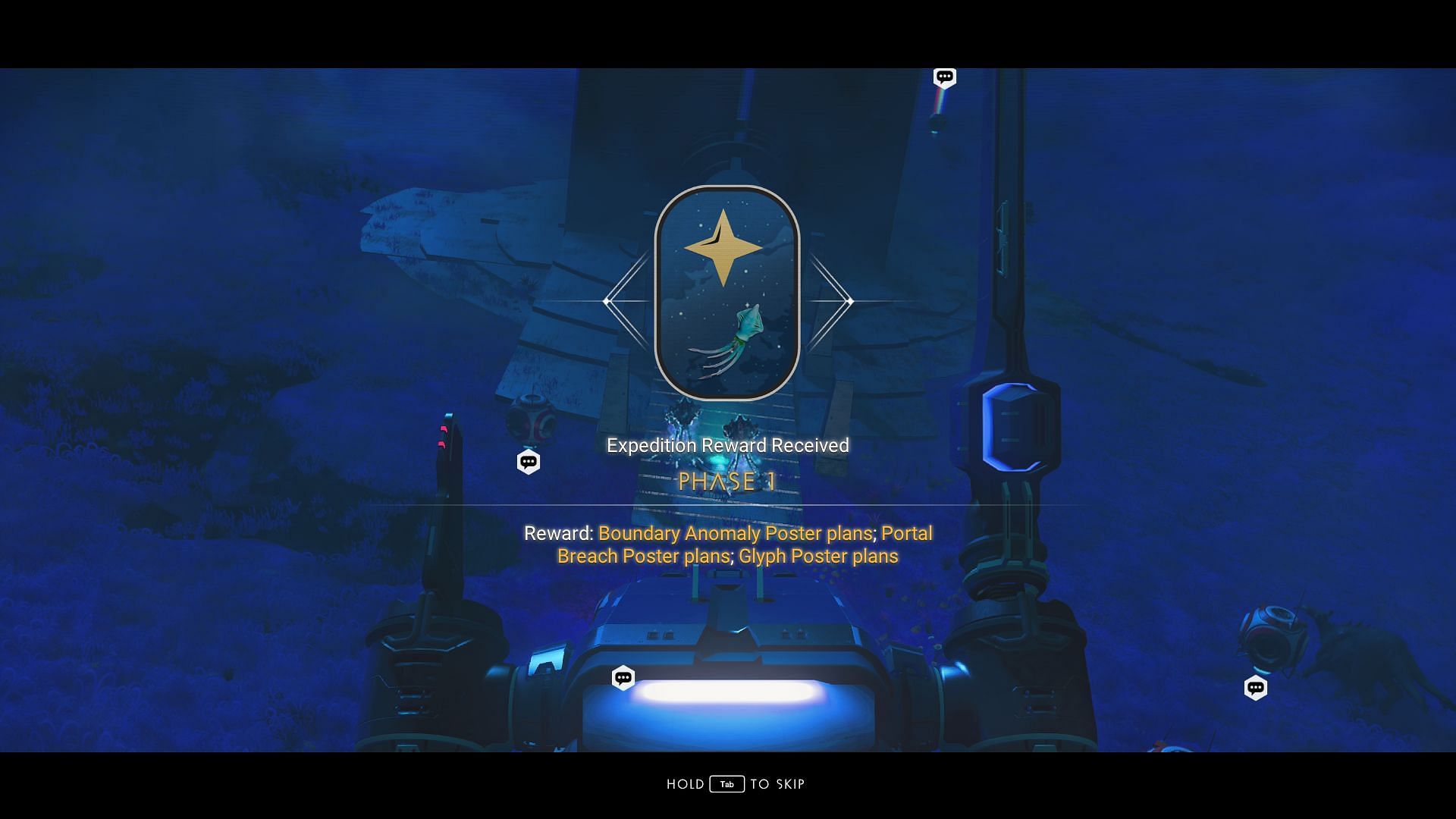 Expedition 16 Phase 1 completion rewards (Image via Hello Games)