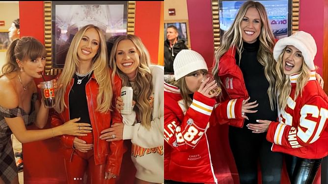 Patrick Mahomes' wife Brittany recreates iconic 2023 season moment with Taylor Swift as Chiefs extend winning streak