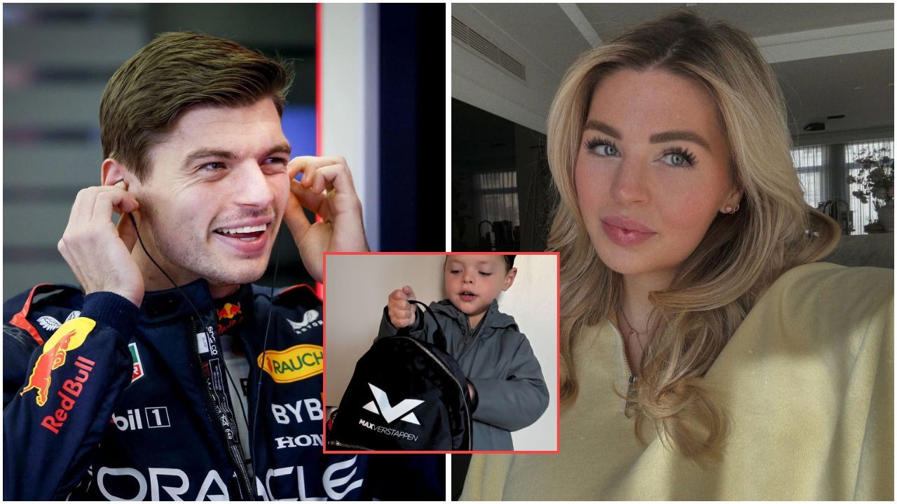 Max Verstappen (L) Credit: Getty Images. Victoria Verstappen, and her son, Luca. Credit: instagram.com/victoriaverstappen