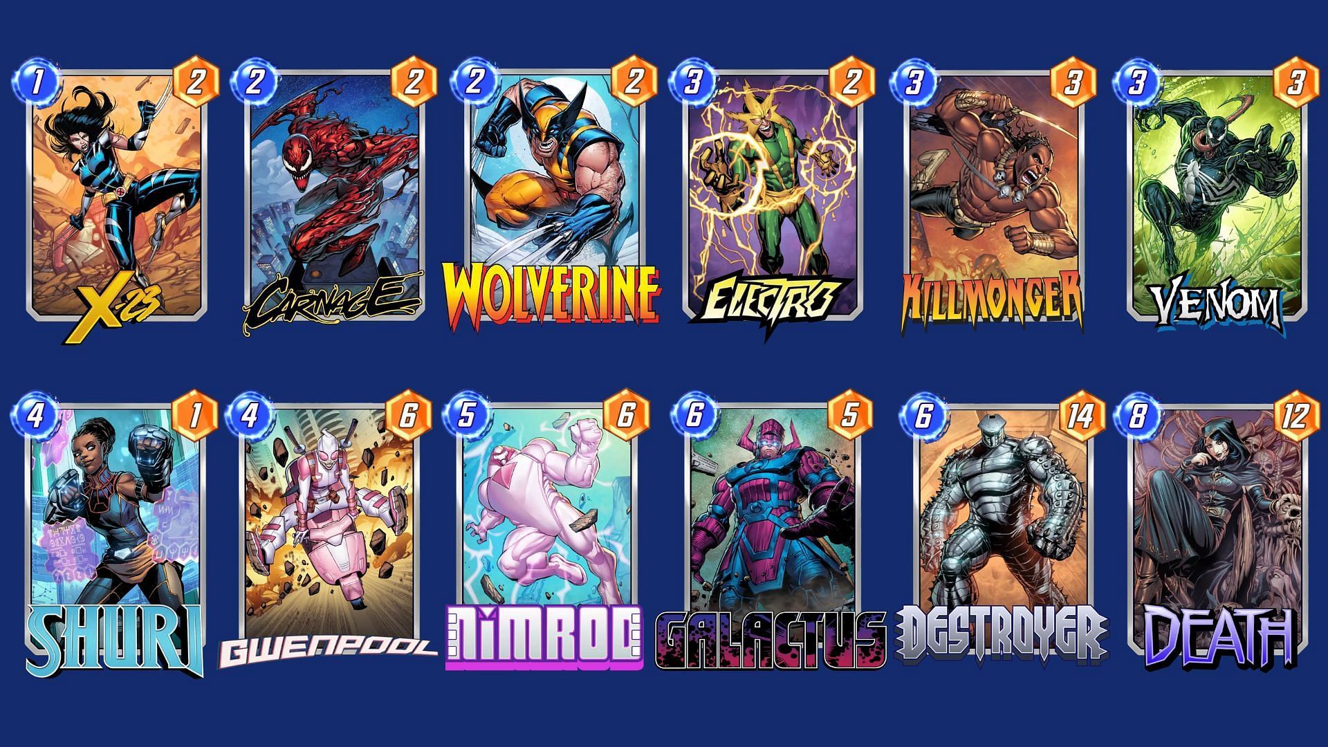 The Destruction Unleashed is an offense-oriented Marvel Snap Gwenpool deck (Image via Nuverse)