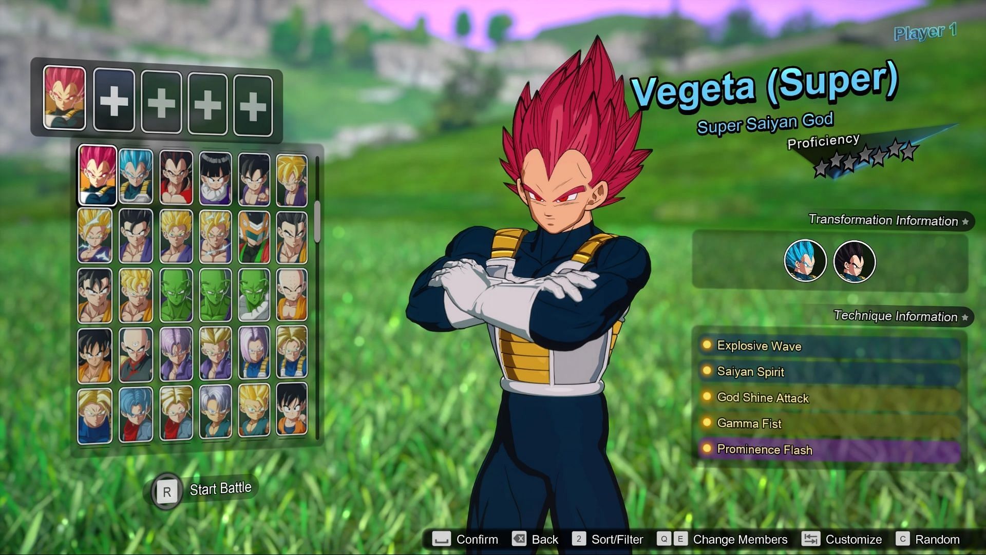 Just a simple update of the character select screen, but a good one (Image via Bandai Namco/@lilcino)