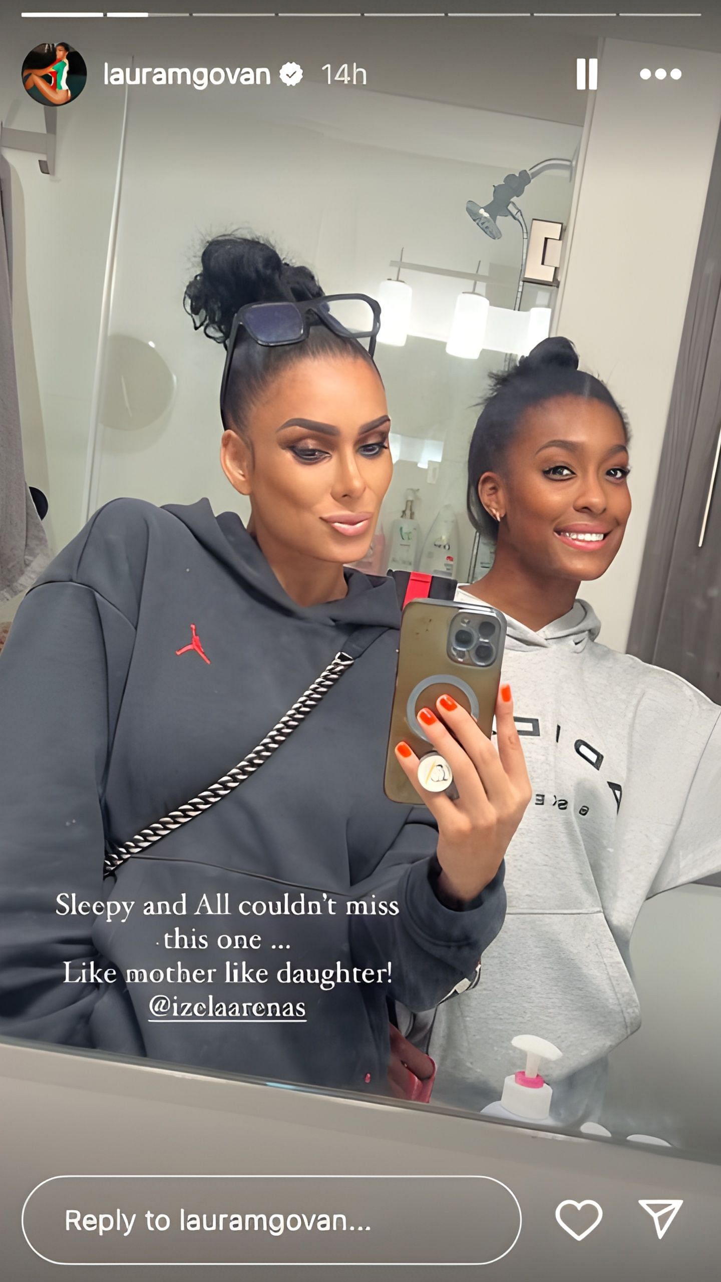 Gilbert Arenas' ex Laura Govan proudly cheers daughter Izela Arenas