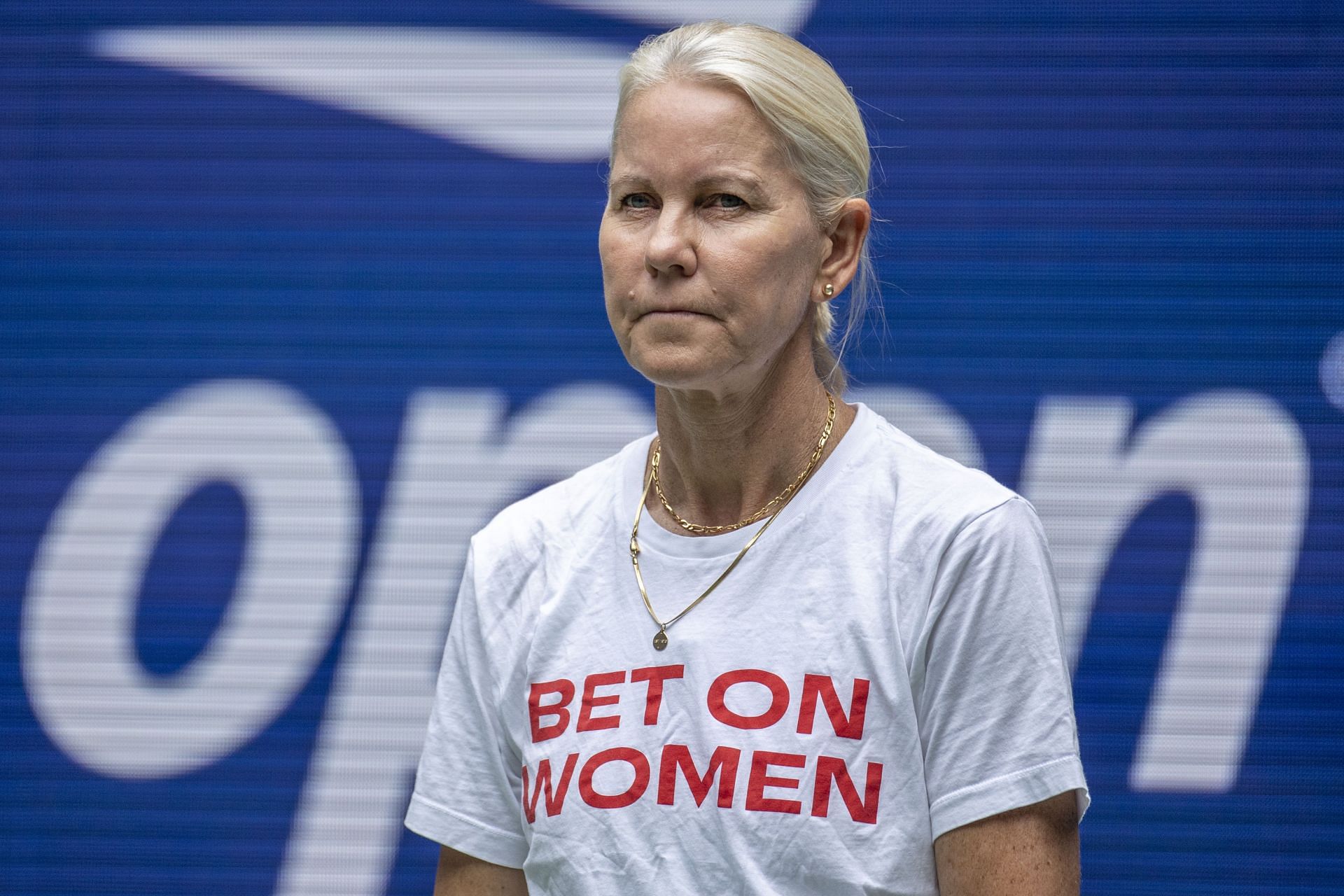 Rennae Stubbs at the US Open 2024. (Photo: Getty)