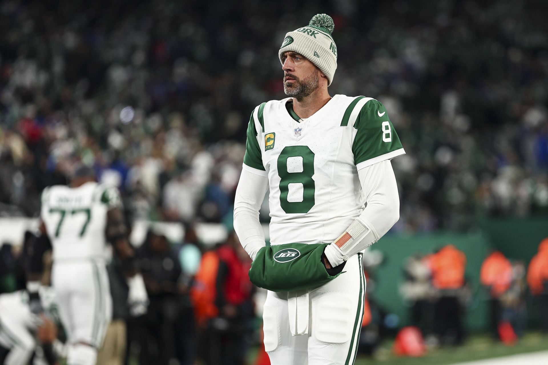 New York Jets quarterback Aaron Rodgers - Source: Getty