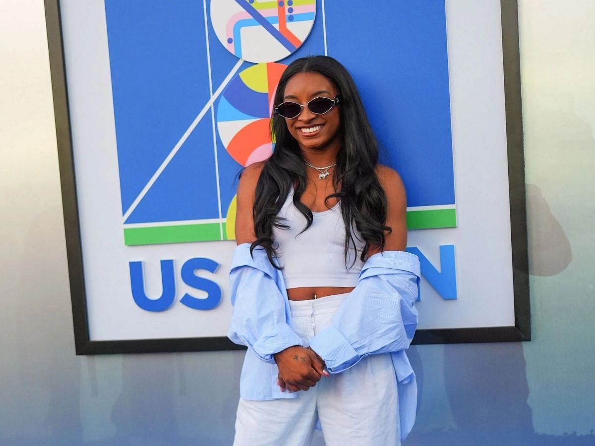 Simone Biles at the 2024 US Open Tennis Championships - Day 10 - Source: Getty