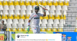 "A captain knock" - Fans react to Shan Masood's 151-run knock in 2024 PAK vs ENG 1st Test