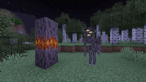 The Creaking is a spooky hostile mob in Minecraft (Image via Mojang Studios)