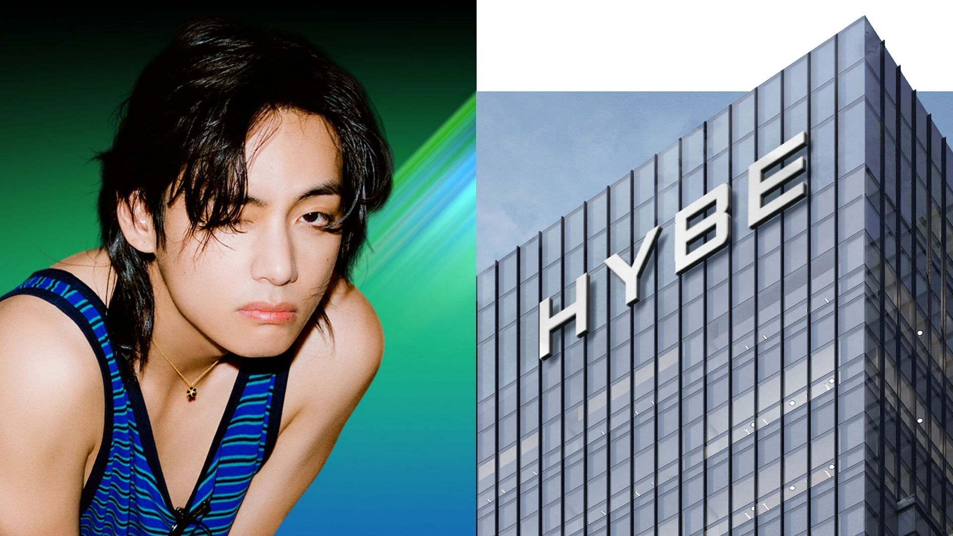 HYBE faces backlash for speculated strategy around BTS&rsquo; Taehyung&rsquo;s dating rumors despite public outcry (Images via HYBE website &amp; X/@bts_bighit)