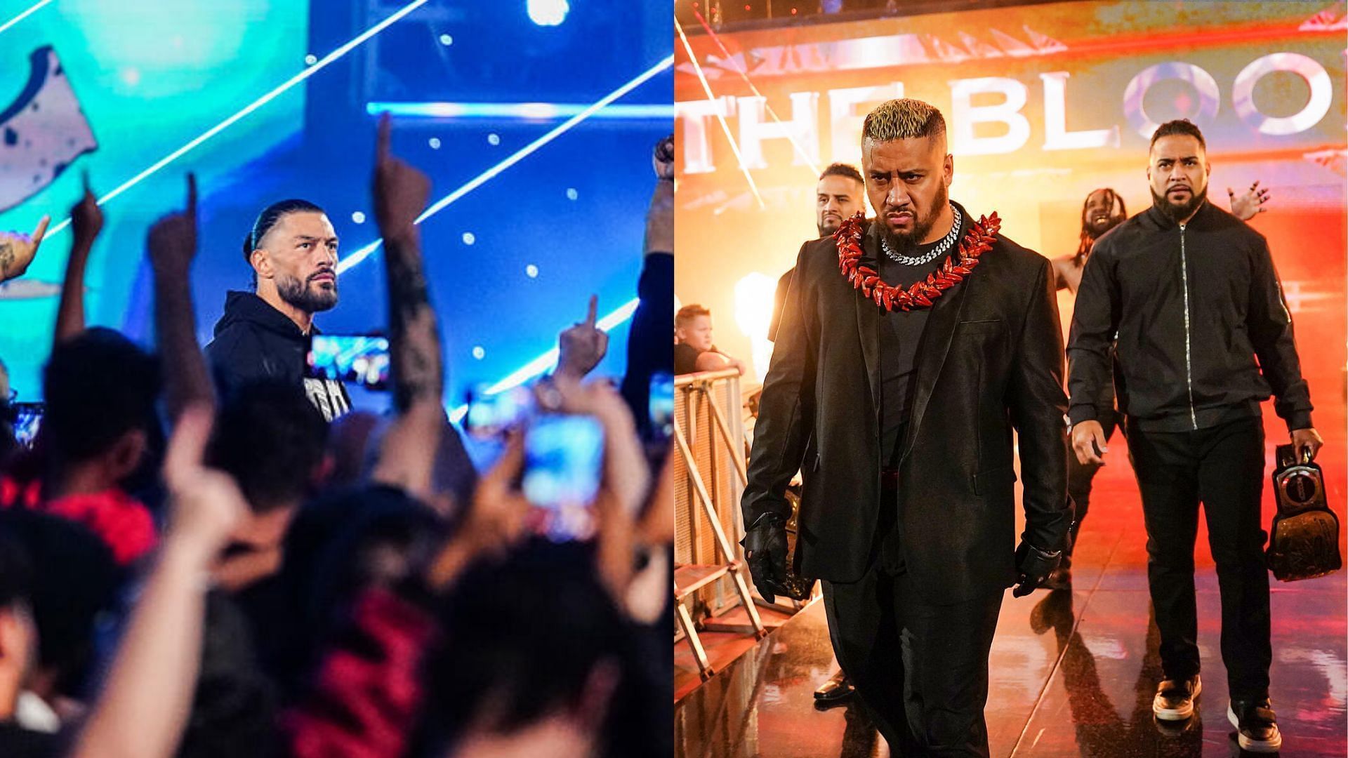 Roman Reigns and the new Bloodline (Image Credits: WWE.com)