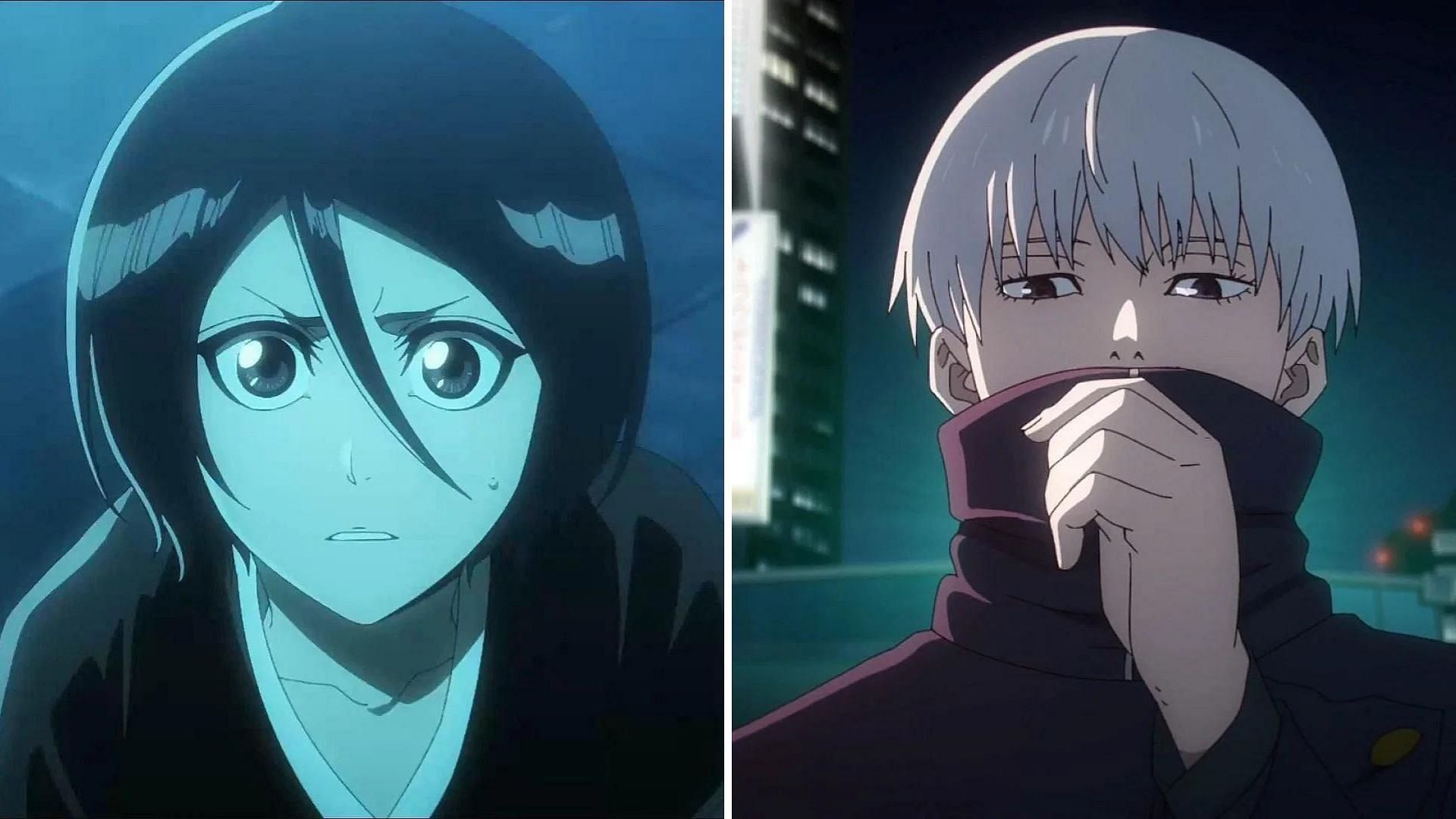 Rukia Kuchiki and Inumaki Toge (Images via Studio Pierrot and MAPPA)