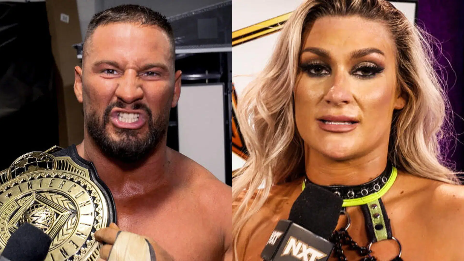 Bron Breakker (left), Izzi Dame (right) (Image Credits: WWE.com)