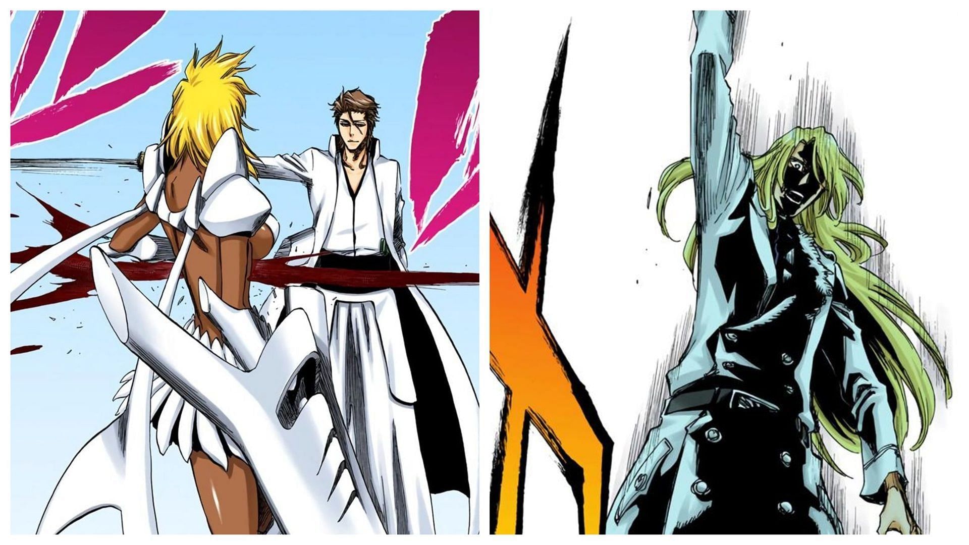 Aizen and Yhwach targeting their own subordinates (Image via Shueisha)