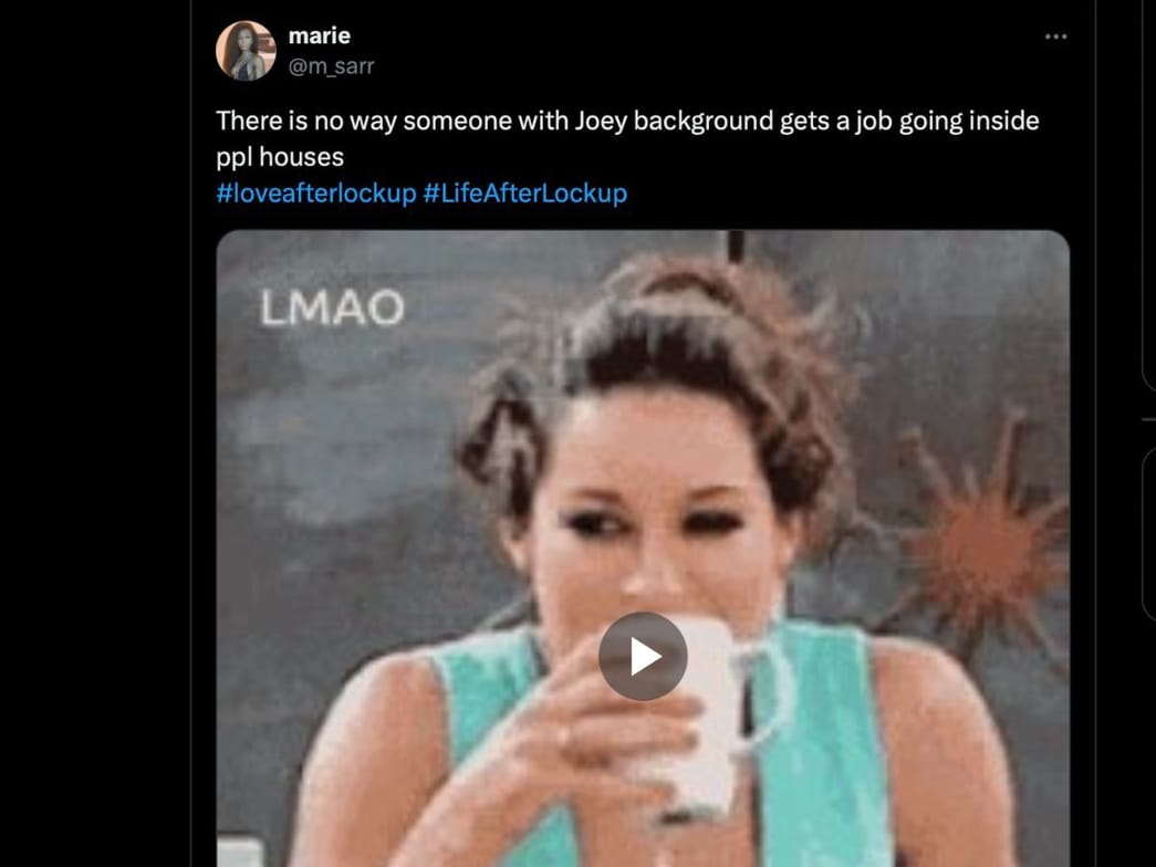 “No way” Love After Lockup fans react to Joey’s job interview