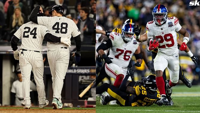 Yankees' World Series Game 3 loss to Dodgers underlines nightmare night for New York sports with Giants, Knicks also going down