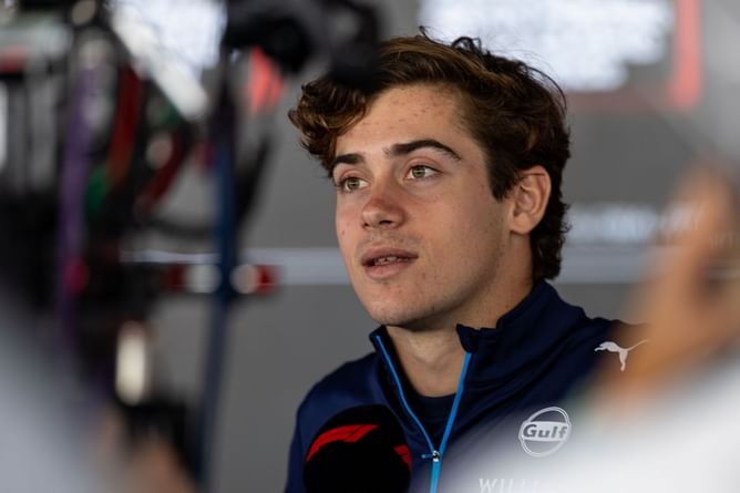 "I didn't want to speak too much": Franco Colapinto on why he seemingly ignored Martin Brundle's grid walk during F1 US GP
