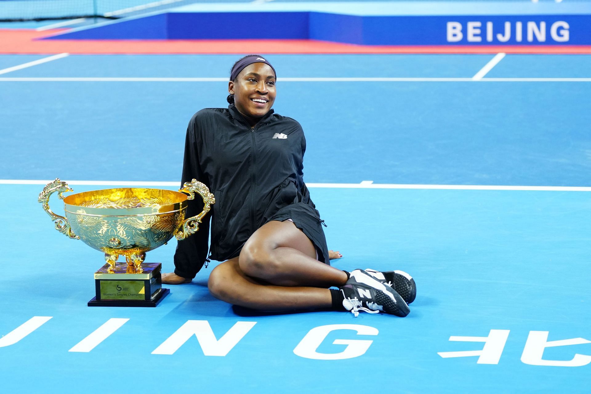 Coco Gauff at the 2024 China Open. (Source: Getty)