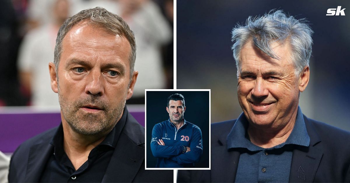 Hansi Flick (left) and Carlo Ancelotti