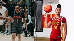 "Who in the baby ju ju": Hoops fans react to 2027 recruit Kaleena Smith's hooping skills; compare her to USC's JuJu Watkins