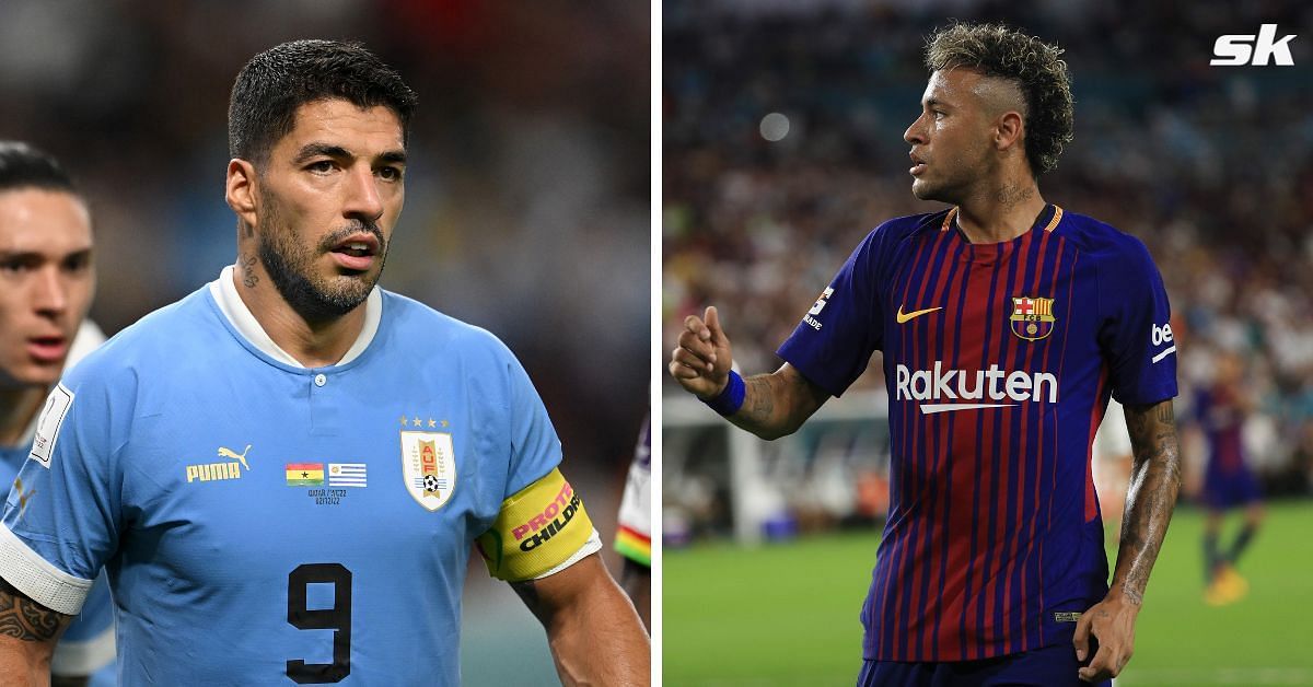 Luis Suarez (left) and Neymar 