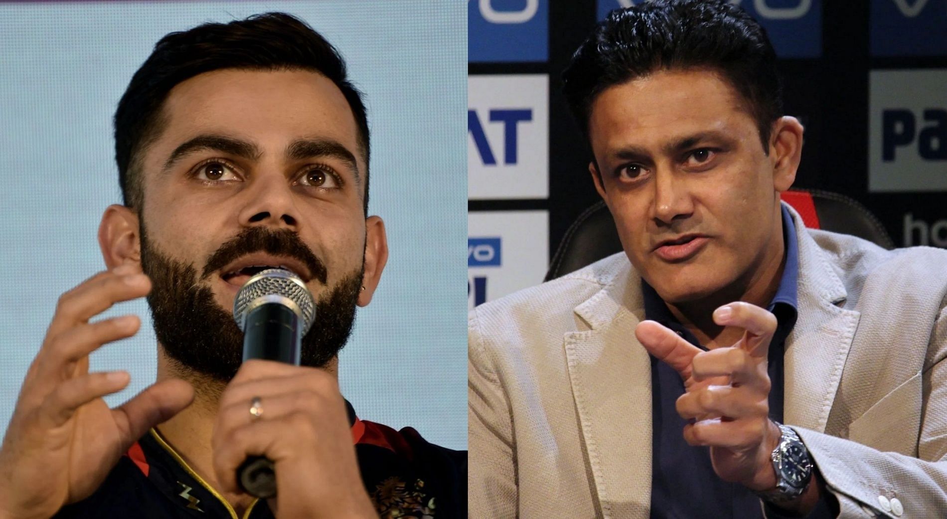 Virat Kohli, Anil Kumble