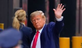 Fact Check- Is the picture of Trump in floodwaters wearing life jacket real? Viral Facebook photo debunked