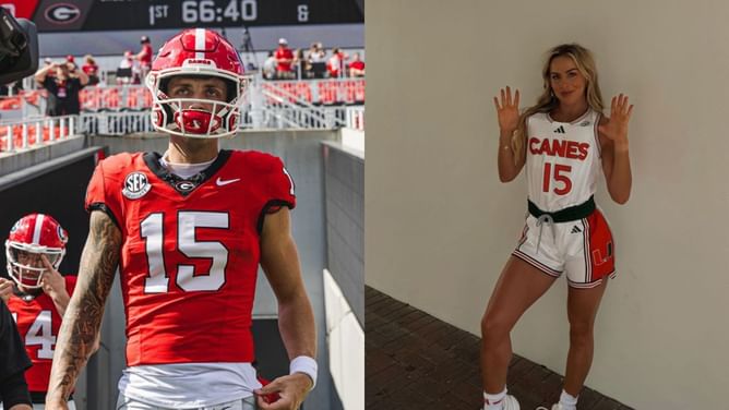 IN PICS: Carson Beck’s Georgette sister Kylie poses in dazzling outfit post Auburn win ft. Georgia QB’s GF Hanna Cavinder