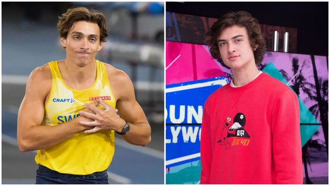 WATCH: Mondo Duplantis' pleasant surprise leaves Texas Longhorns pole vaulter Sam Hurley in awe