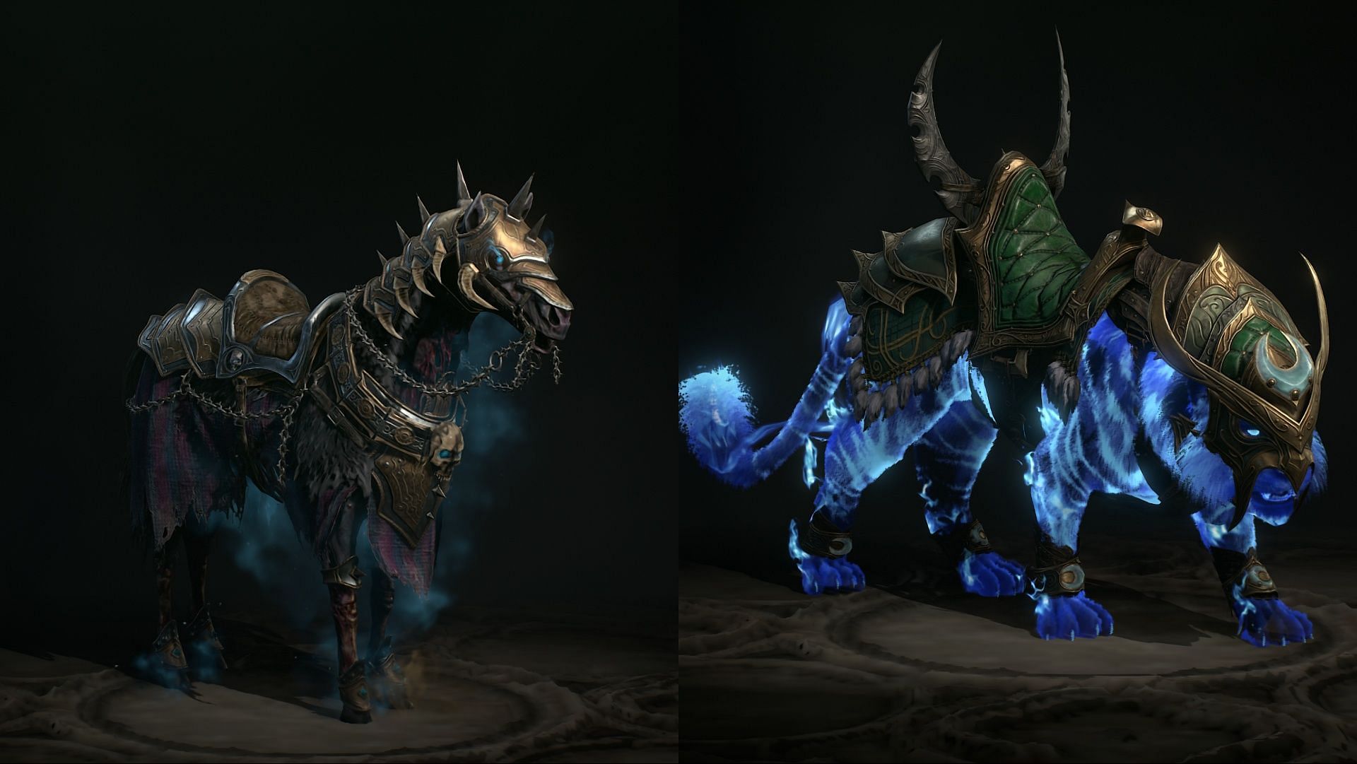 There are also amazing mounts available: Invincible and Ash&#039;adar. (Image via Blizzard Entertainment)