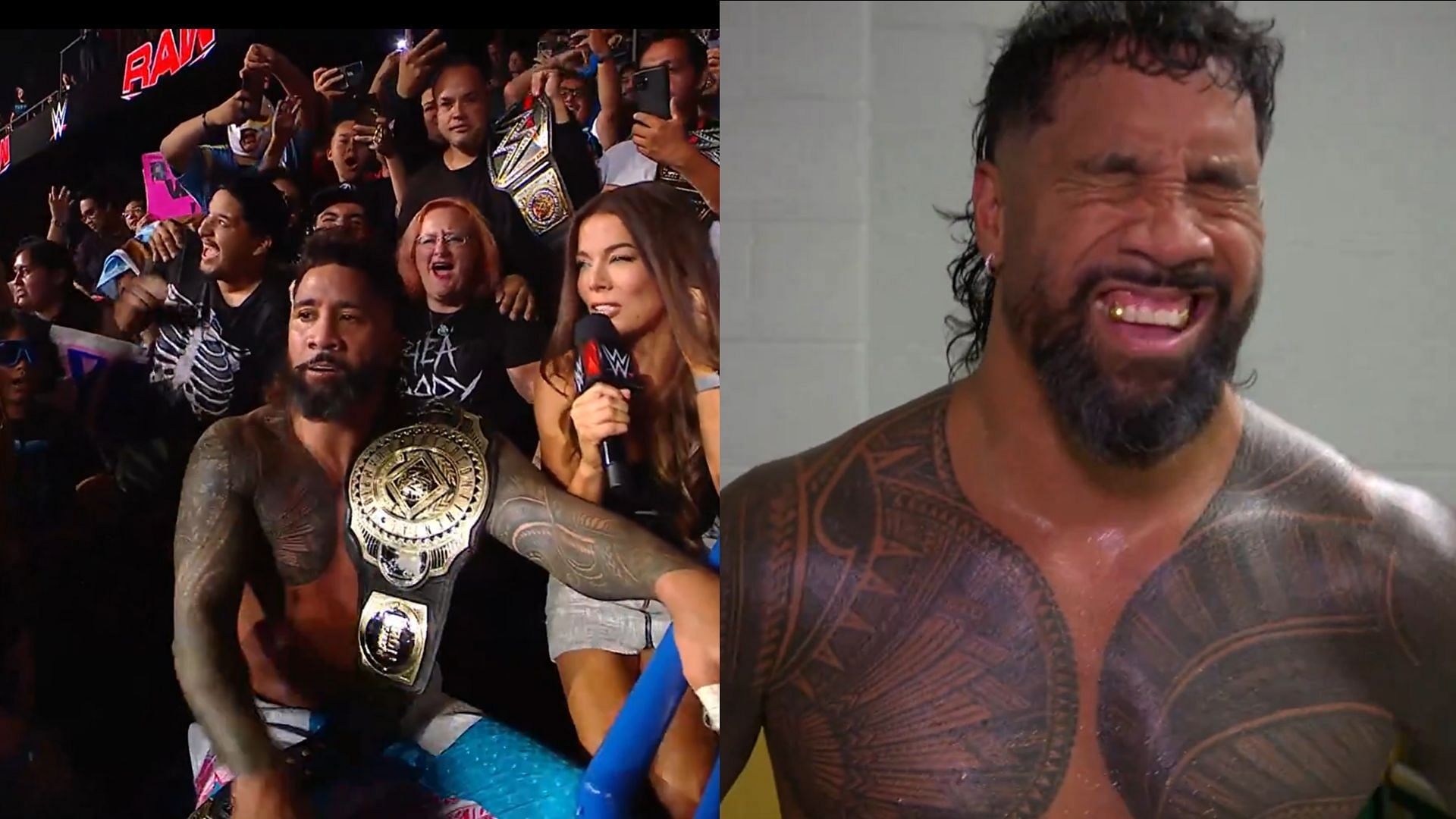 Jey Uso defeated Bron Breakker to win the Intercontinental Championship [Image Credits: WWE