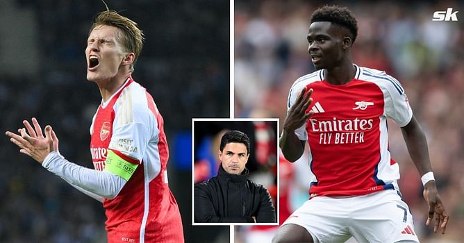 Mikel Arteta provides injury update on Arsenal trio including Bukayo Saka and Martin Odegaard ahead of clash against Bournemouth