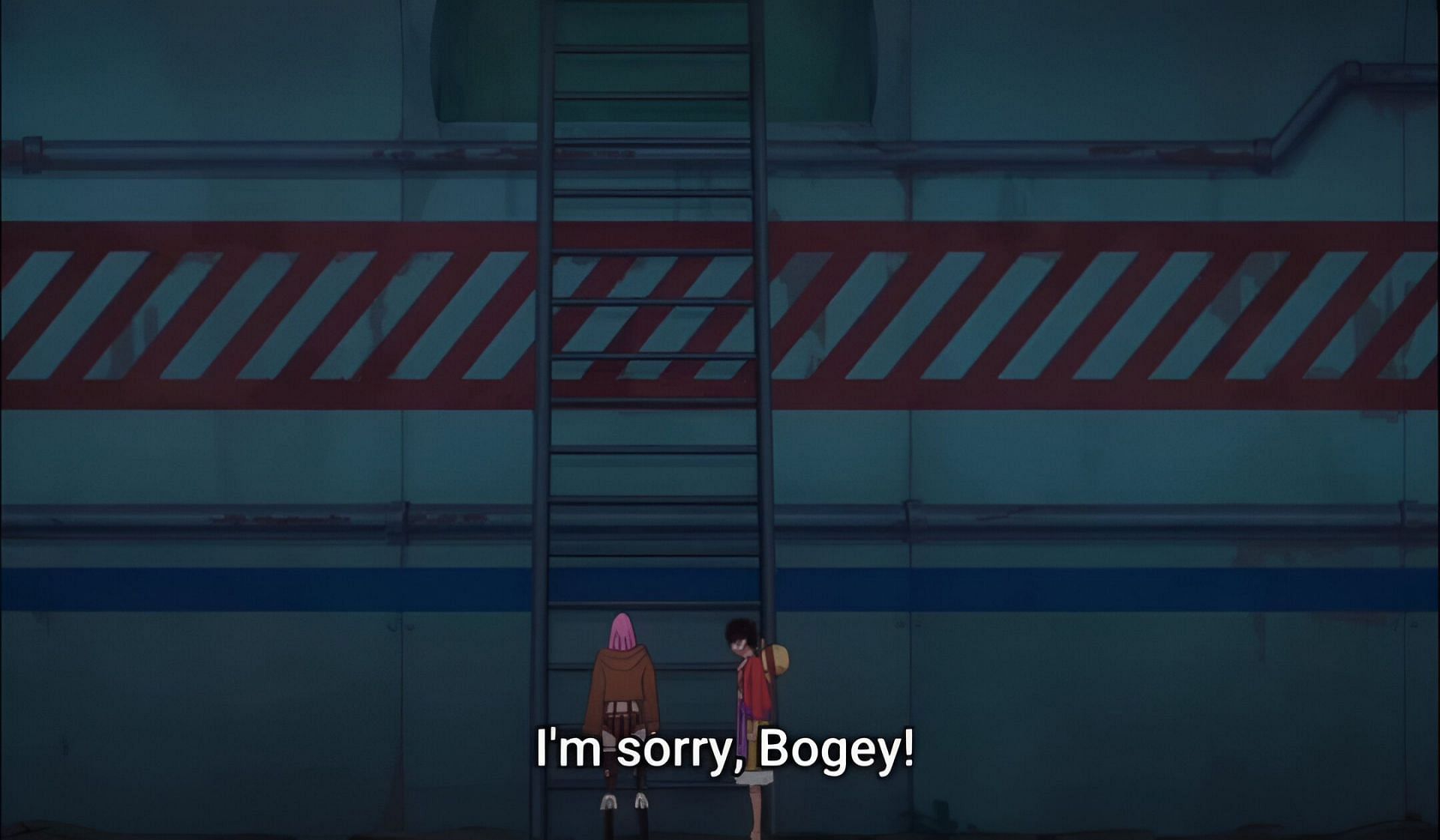 Luffy calling Bonney &#039;Bogey&#039; (Image via Toei Animation)